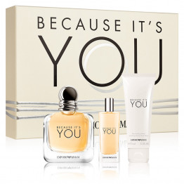 Giorgio Armani coffrets perfume Because It's You