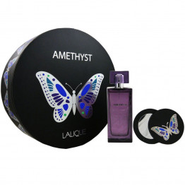 Lalique coffret 2 peças perfume Amethyst