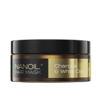 Nanoil Hair Mask Charcoal & White Clay