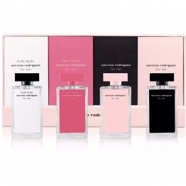 Narciso Rodriguez 4 miniaturas perfumes For Her