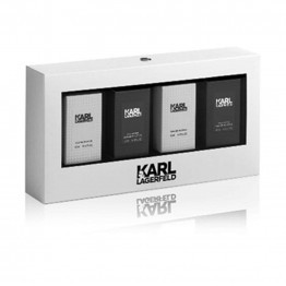 Karl Lagerfeld conjunto de 4 miniaturas perfumes For Her & For Him
